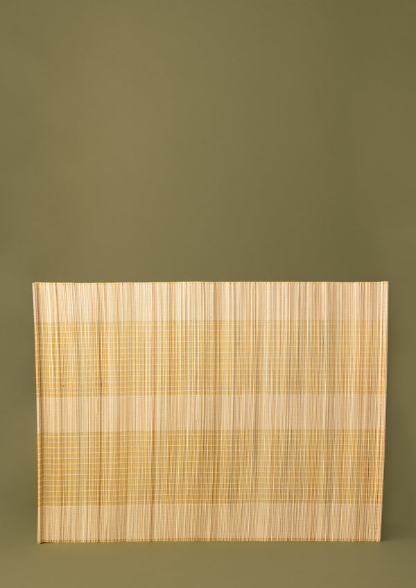 Hand-Woven Bamboo Striped Placemat - Joy Meets Home