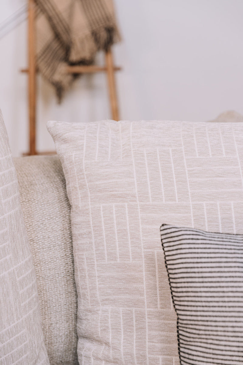 Stripe Chenille Pillow - Joy Meets Home